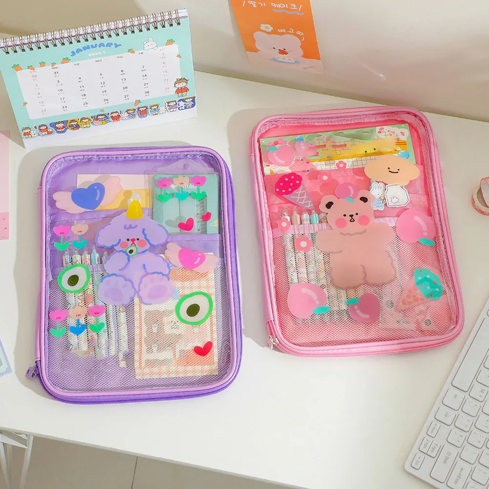 11 дюймов милый мультяшный Медвежонок чехол для планшета многофункциональная