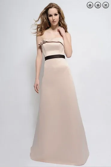 Женское вечернее платье длинное серое для подружки невесты 2013 |