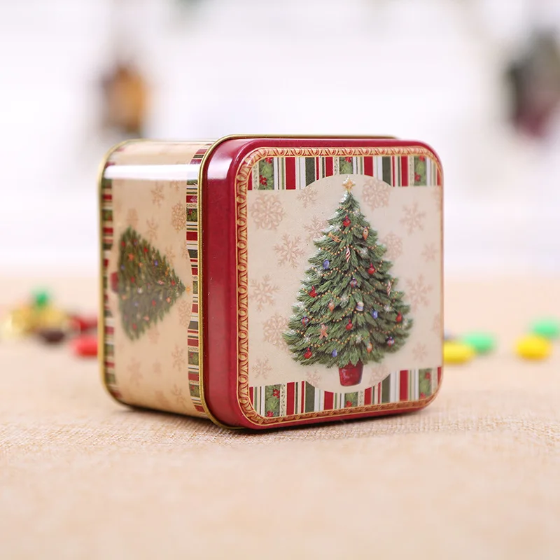 Для волос (4 предмета) Рождество мини конфетная Подарочная Коробки олова посылка