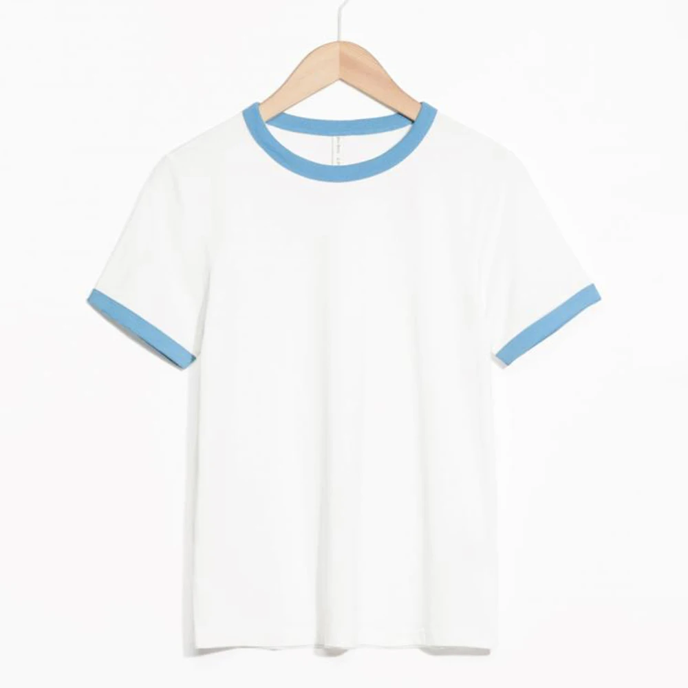 

Basic White Navy T-shirt Women Cotton O Neck Short Sleeve Summer Tee Shirt 2021 Femme Simple Casual Elegant Tshirt Tops