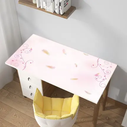 Гинкго лист шаблон ПВХ покрытие стола мягкая стеклянная скатерть