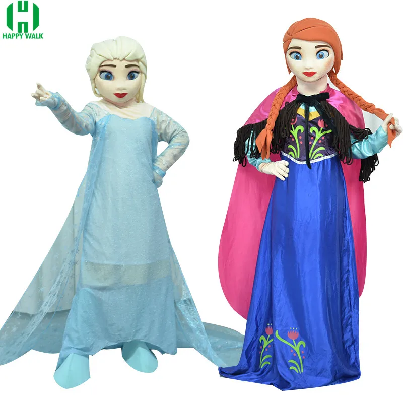Бесплатная доставка маскарадный костюм Эльзы Снежной королевы платье для
