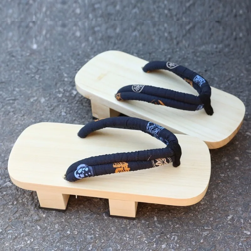 Geta/Сабо Женская и мужская обувь унисекс в японском стиле Деревянная Летние