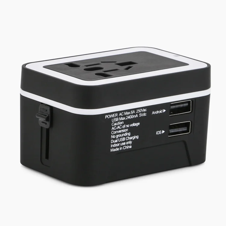 

USB UK AU US EU Wall Charger Workable for iphone Charging