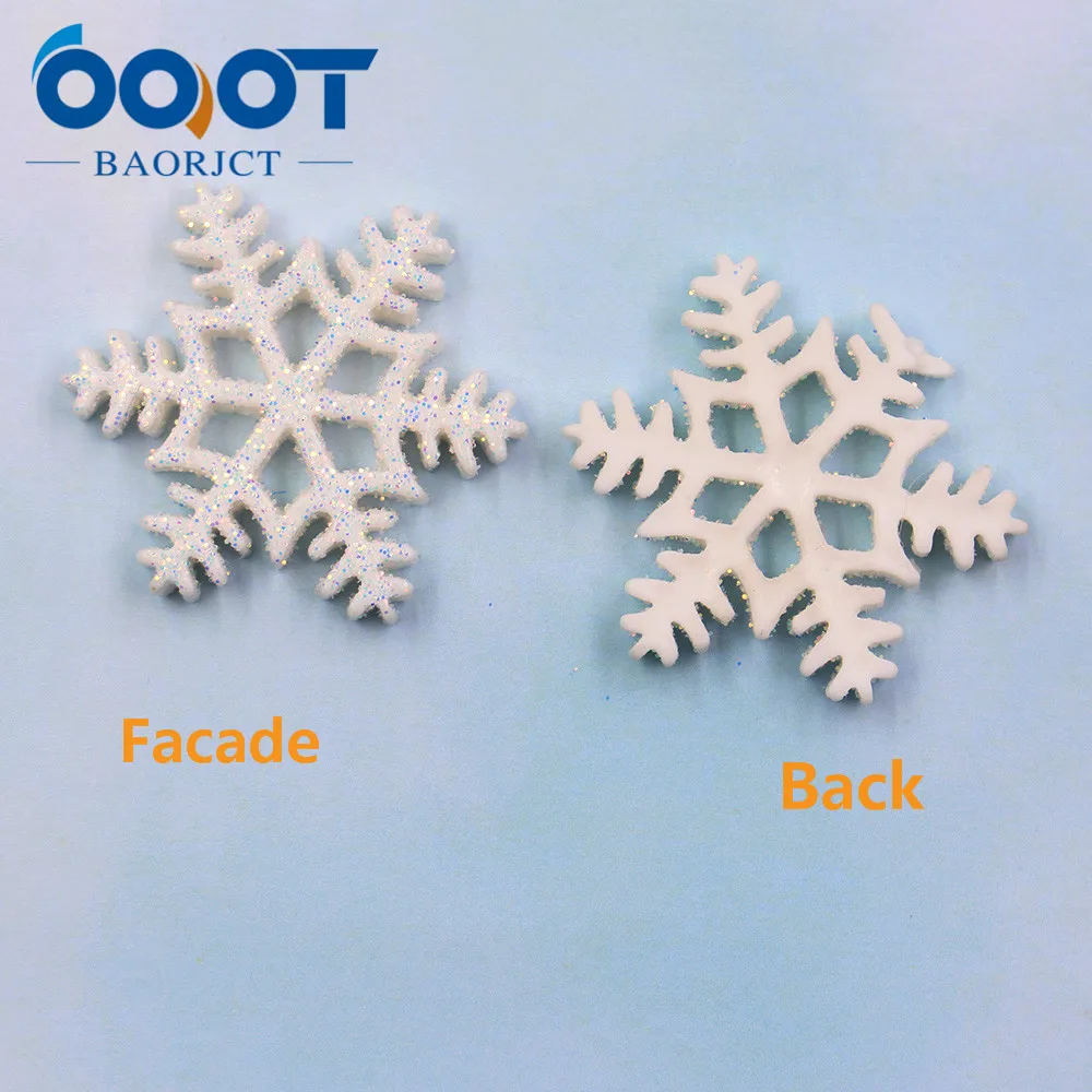 OOOT BAORJCT 20312-18 10 шт 21 мм * различные блестящая Снежинка украшения рождественские DIY