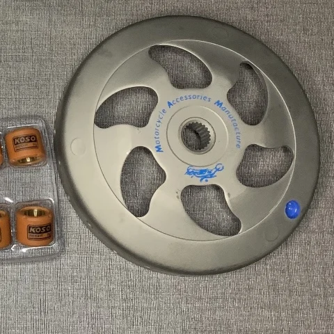 Clutch bell Комплект с большим отверстием Gy6 50 Kymco Sym комплект цилиндров 110cc Размер поршня 52 мм головка с большими клапанами муфта вариатора гоночные части для тюнинга - Цвет: Clutch bell