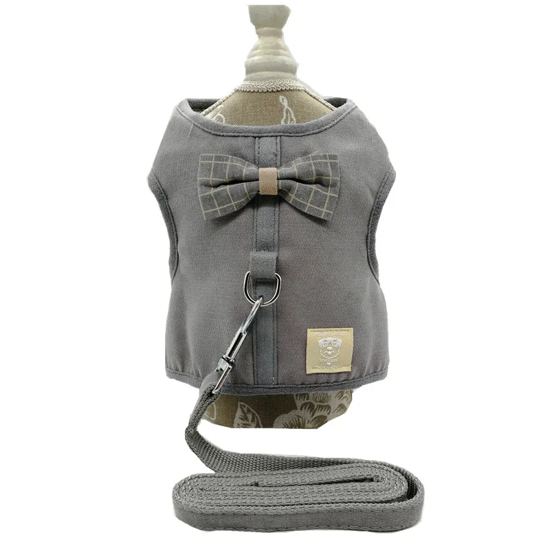 

New Pet Hand Holding Rope Chest and Back Teddy Cute Dog Vest Hand Holding Rope Small Dog Dog Leash