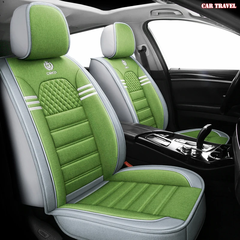 Льняная крышка автомобильного сиденья для Ford Focus 2 3 Fusion mondeo Fiesta Edge Explore ore Kuga