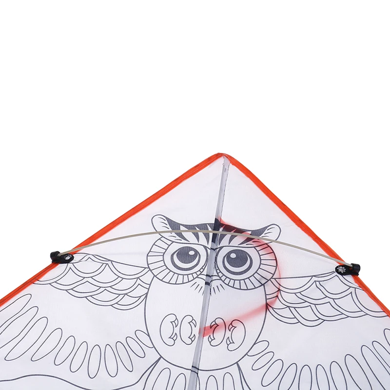 Cometa de playa para ni&ntilde;os, juguetes deportivos divertidos, bricolaje, pintura, cometa, p&aacute;jaro m&aacute;gico, volando, plegable, al aire libre-4
