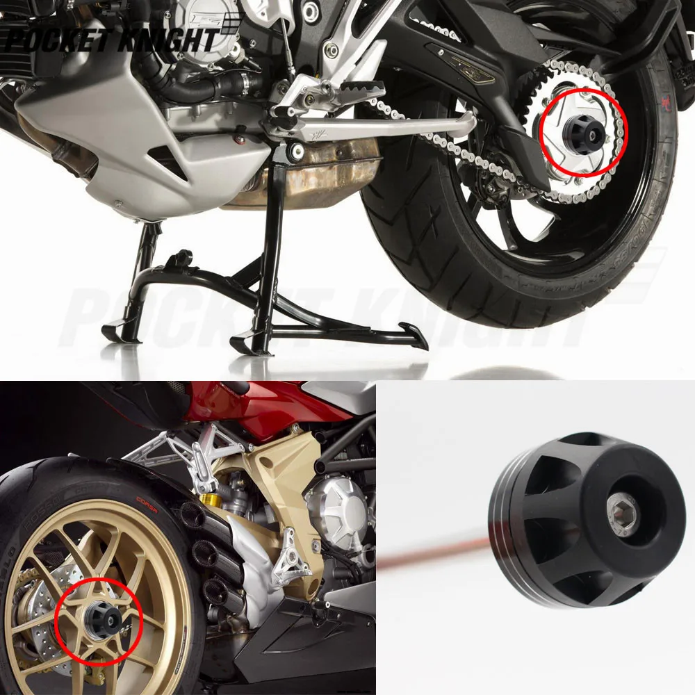 Для BMW S1000RR 2010 2014 11 12 13 Мотоцикл Задний Передний мост вилка крушение ползунки