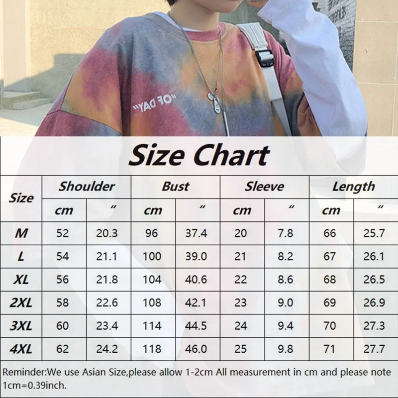

Summer Woman T Shirt Tie Dye Short Sleeve T-shirt Korean loose Harajuku Streetwear 2020 Gradient Girls Fashion Plus Size Tops