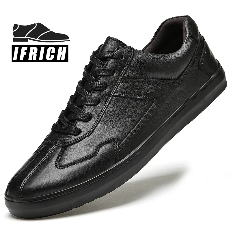 Online İlkbahar/sonbahar Genç Rahat Ayakkabılar çocuk Beyaz Erkekler Casual Flats Ayakkabı El Yapımı Adam Yürüyüş Ayakkabısı Hakiki Deri Lace Up Spor Ayakkabı