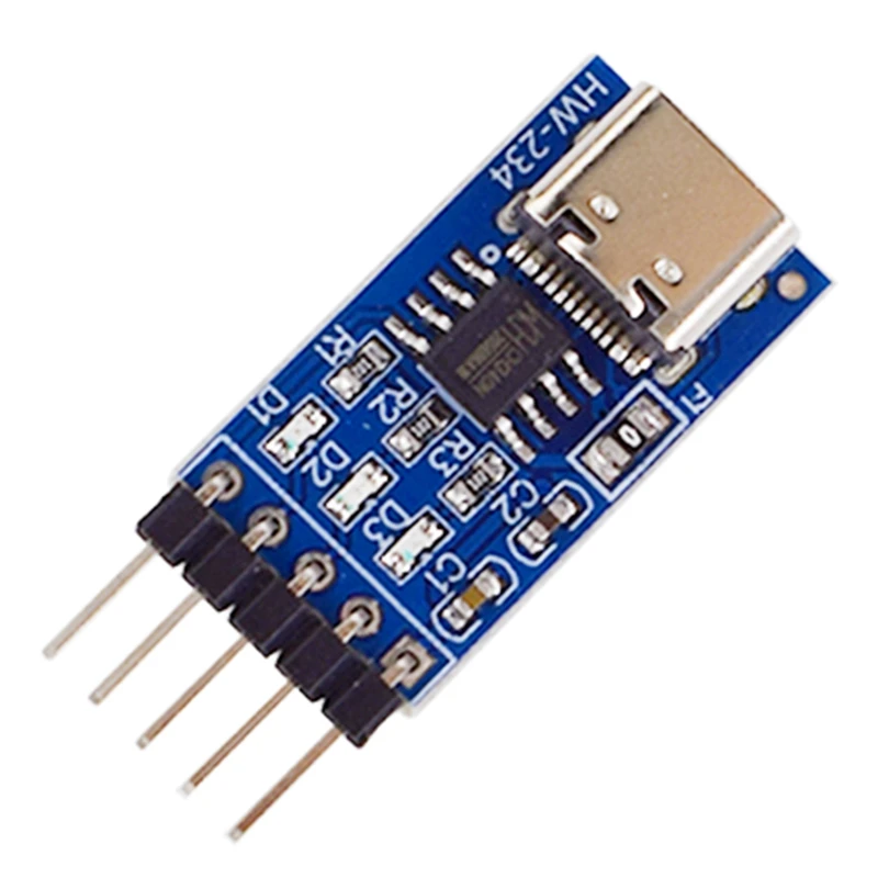 Последовательный порт TYPEC USBC в TTL модуль CH340N Обновление MCU скачиваемая щеточная