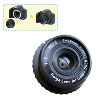2020 new holga hl c 60 mm f8 0 lens for canon dslr slr camera black parts cameras accessory