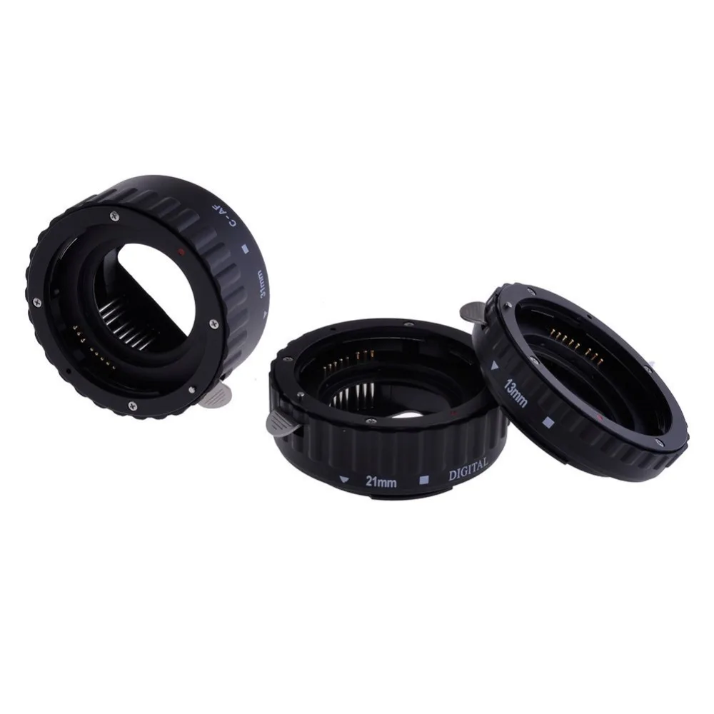 Meike MK-C-AF-B ABS Автофокус Макро Удлинитель Набор для Canon EOS EF EF-S 450D 500D 55D 600D 1100D T5i T4i T3i