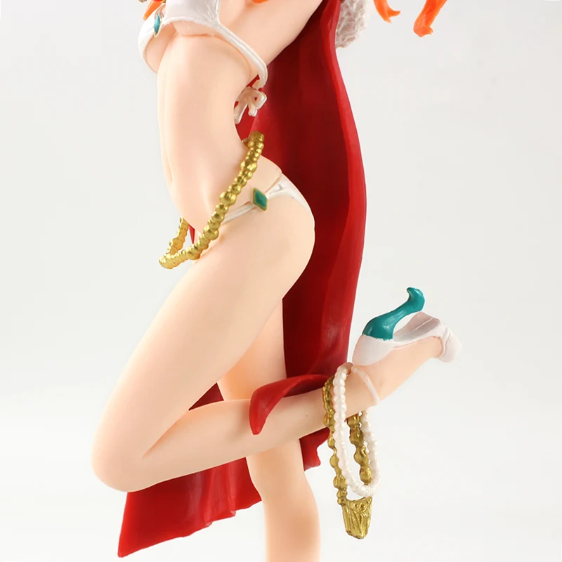 

Anime One Piece Flag Diamond Ship ONE PIECE STAMPEDE Nami PVC Action Figure Sexy Girls Model Doll Toys Figurals 27cm
