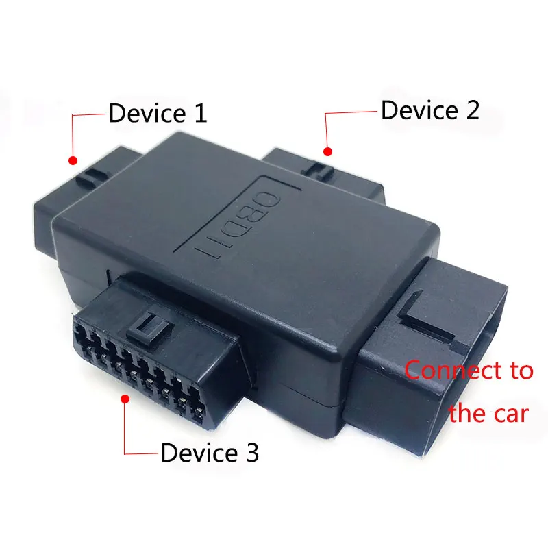 16 Pin OBD2 автомобиля ELM327 многофункциональный разъем прикуривателя 1 Мужской до 3