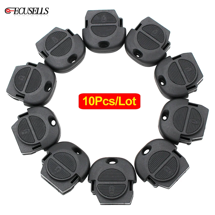 10 шт./лот корпус для дистанционного ключа с 2 кнопками умный автомобильного