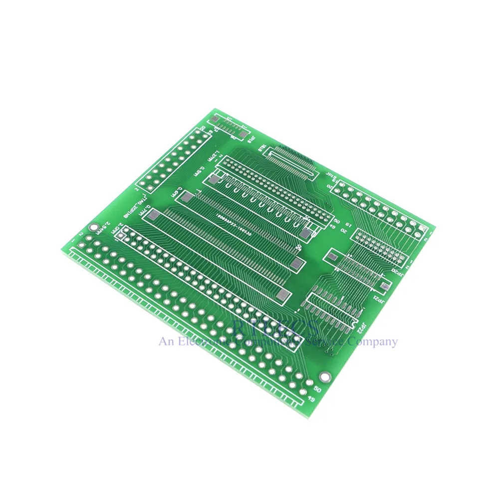 2 шт. 50 Pin 0 5 7 8 1 мм FFC/FPC адаптер коннектора для шага 27 сквозное отверстие LCM TFT LCD Тест