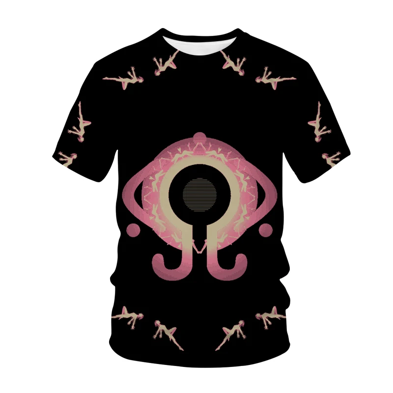 Футболка Мужская/женская с 3D-принтом серийных экспериментов модная уличная