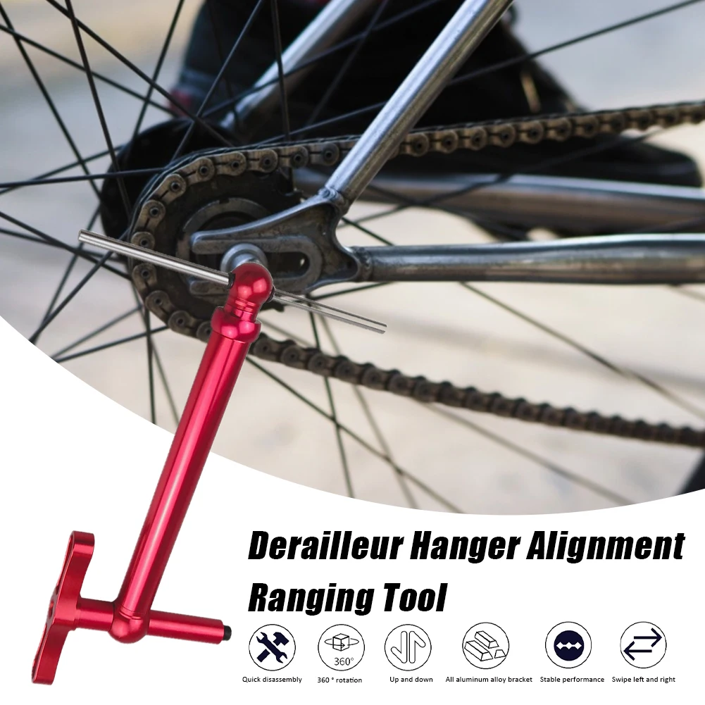 

Professional Derailleur Hanger Alignment Ranging Tool Alignment Gauge Measure Straighten Dropout Tools MTB Road Bike Repair Tool