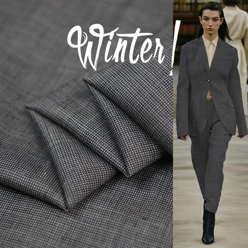 1 Meter Japanese Sotoh Worsted Born High-grade Feeling Wonderful Palace | Fabric