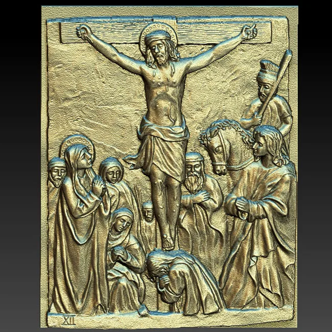 Модель 3d STL Religion Jesus proges рельеф для фрезерного станка с ЧПУ лазерный принтер Aspire