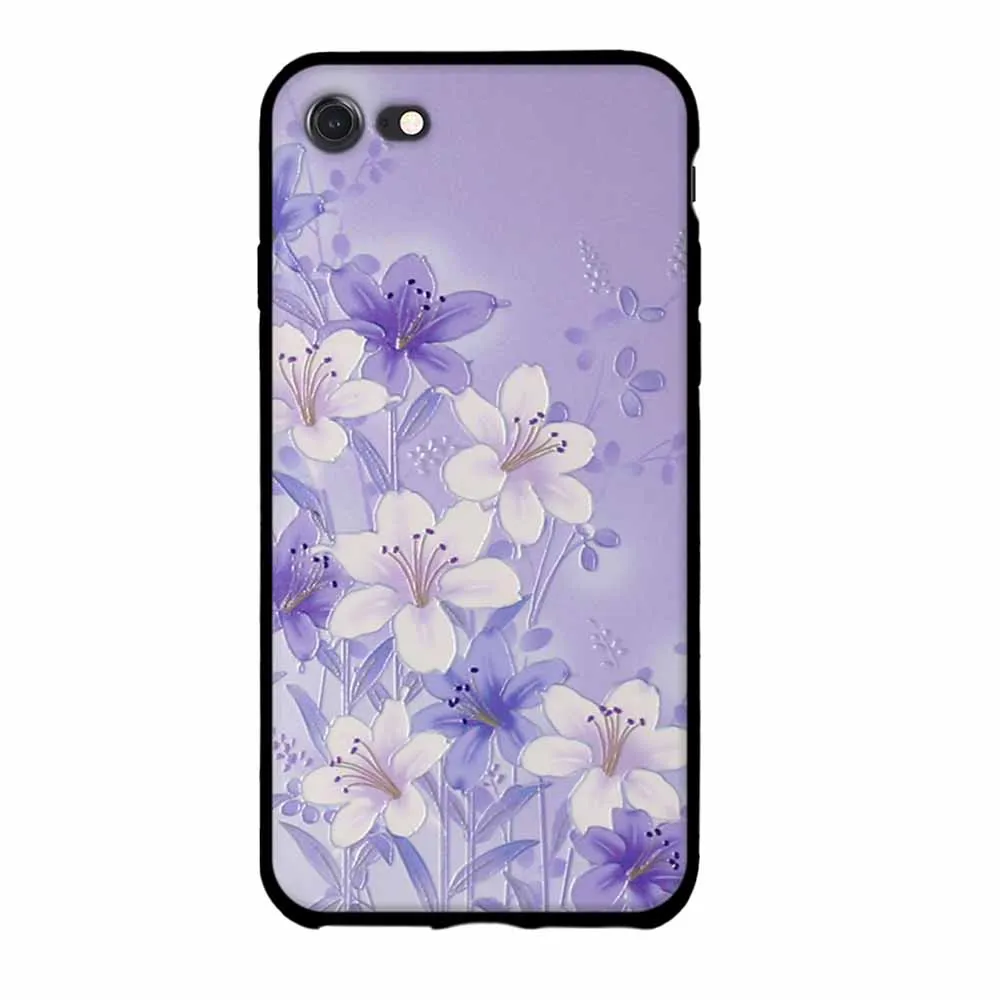 Case For iPhone 7 Fashion Painting Back Cover iPhone7 Soft Silicone Phone Funda 8 4.7 inch Bumper | Мобильные телефоны и