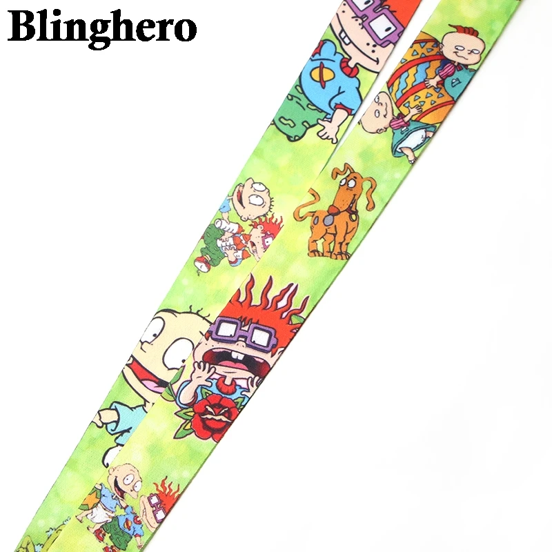 CA968 Cartoon Dinosaur Lanyards Cool Neck Strap Mobile Phone Keys ID Card Holder Lanyard For Keys DIY Hanging Rope Lanyards