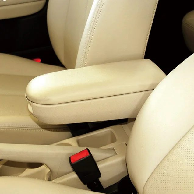 Черная кожаная крышка подлокотника центральной консоли OEM подходит для VW JETTA GOLF MK4