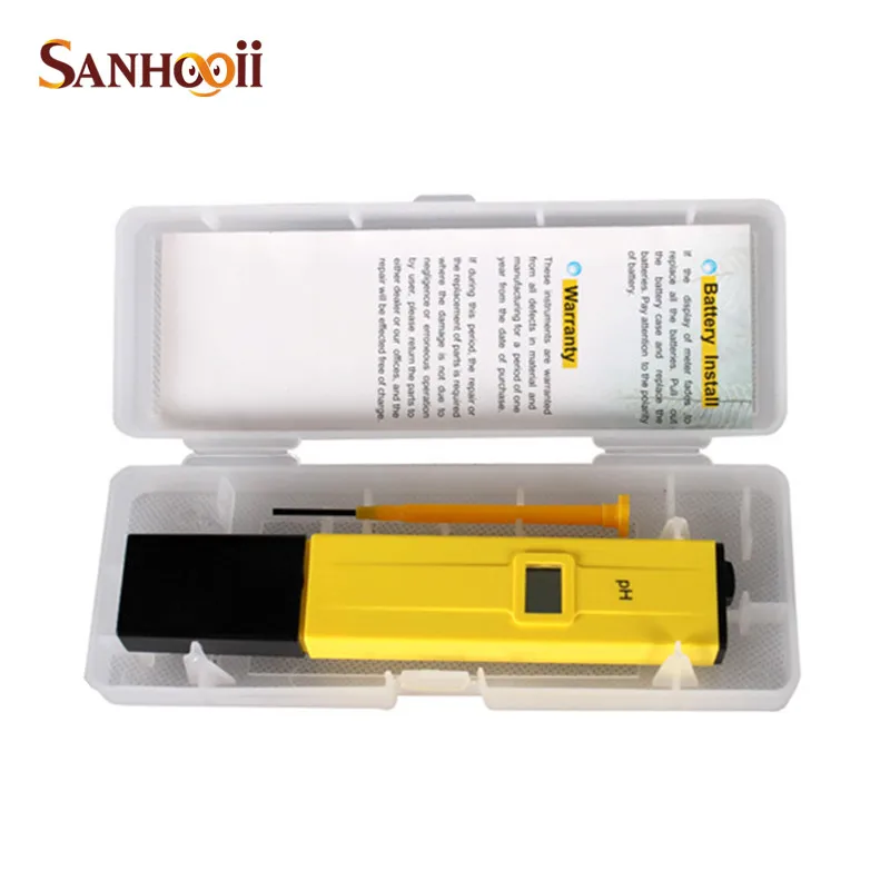 

Digital PH Meters 0.0 - 14.0 pH Mini PH Tester For Analysis Instruments & Aquarium Water Analyzers Measurement