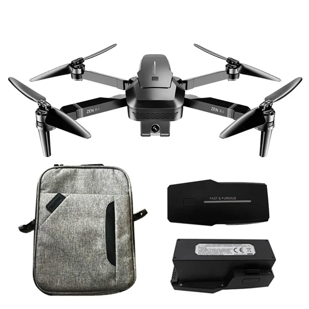 2B Backpack Visuo ZEN K1 gps Радиоуправляемый Дрон с 4K HD двойной камерой управление жестами 5G Wifi FPV Бесщеточный двигатель полёт 2,4G Дрон - Цвет: 2B Backpack