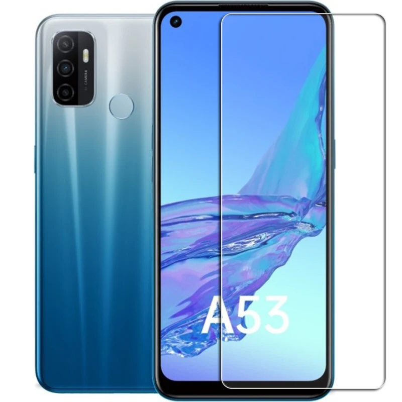 

9H Tempered Glass For OPPO F15 F17 Pro Find X2 Lite Reno4 SE 5G A92s A92 A15 A33 A91 A12 A52 Protective Film Screen Protector