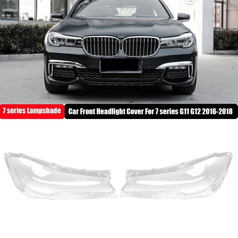 

Car Front Headlight Cover Head Light Lampshade Glass Lens Shell Case for BMW 7 Series G11 G12 730Li 740Li 2016-2018