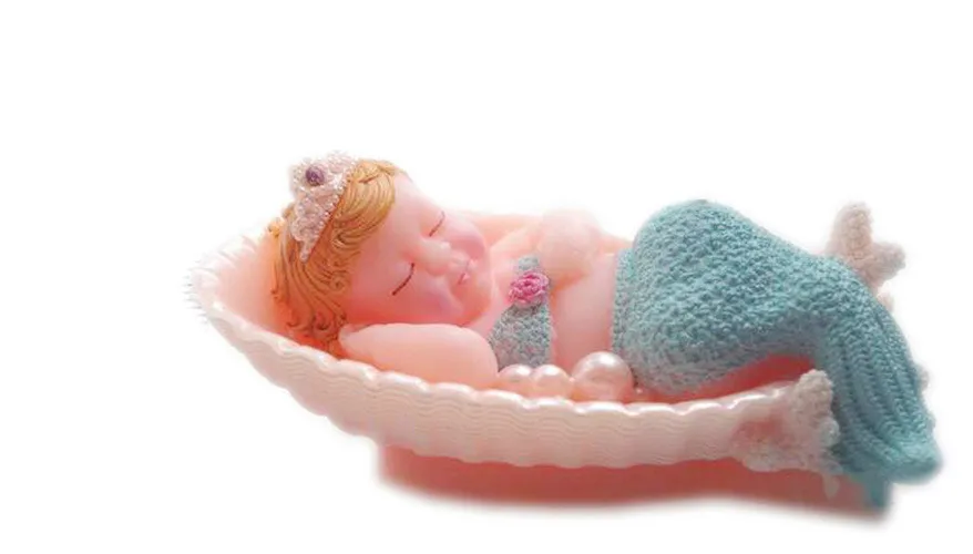 Силиконовая Русалка Fondant Mold мыло ручной работы Плесень (сахарная) инструменты