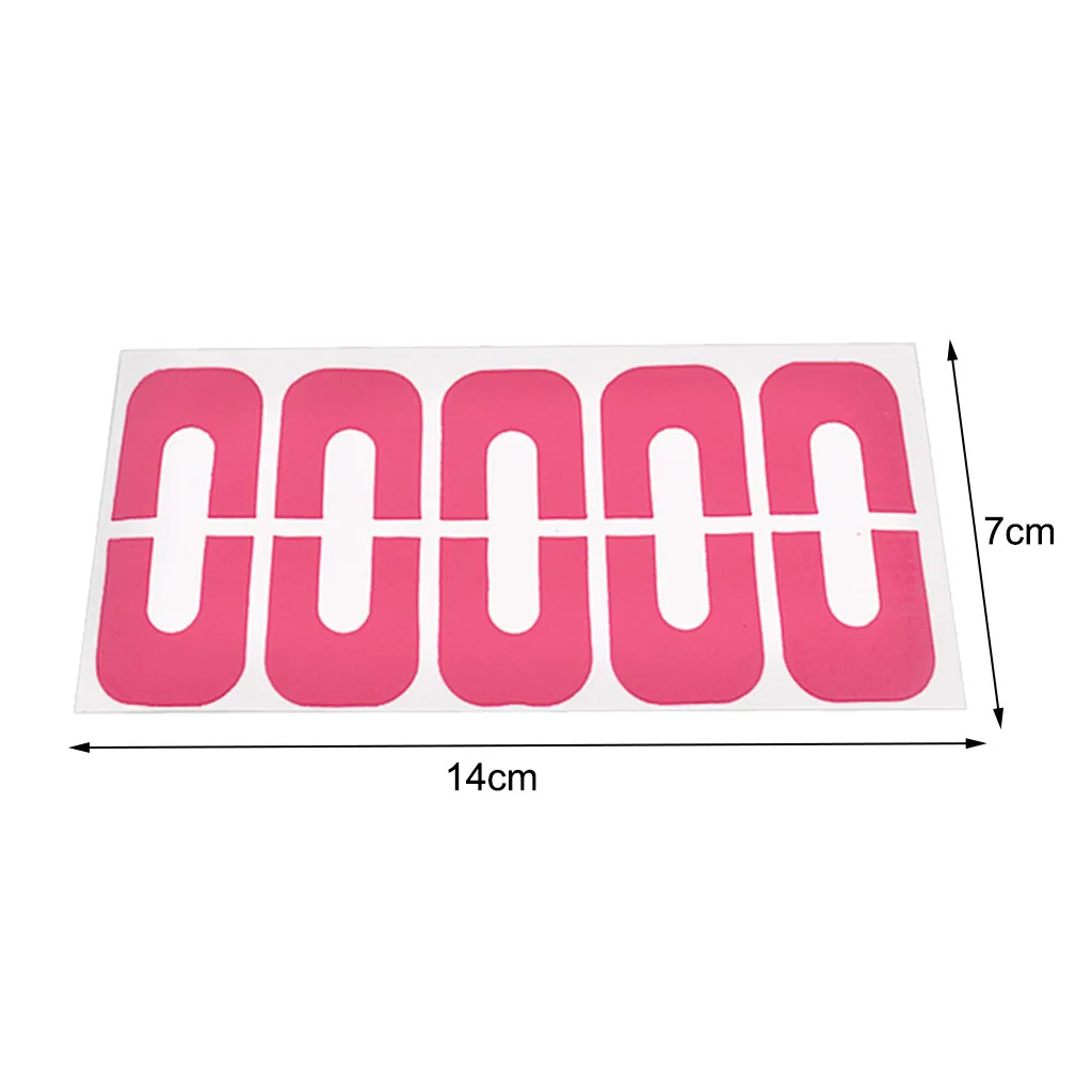 Наклейки для защиты ногтей защита переводная печать u-образная наклейки 3 шт. |