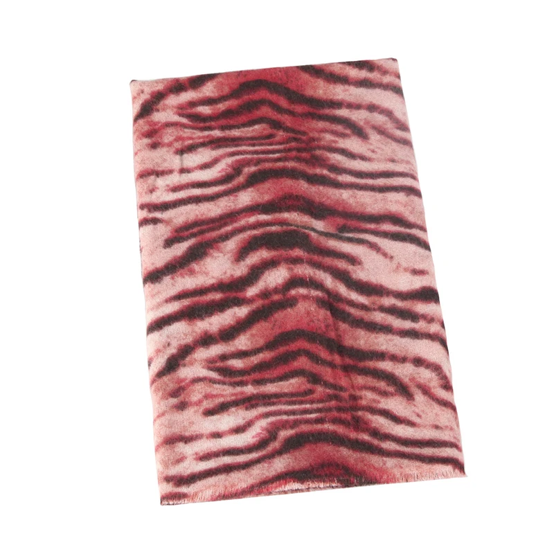 

2021 Women's Color Matching Pattern Acrylic Print Tiger Autumn and Winter Scarf Oversized Thick All-match Style Scarf