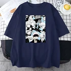 Мужская одежда в стиле хип-хоп из аниме джутсу, дышащая одежда, брендовые футболки с принтом и круглым вырезом, повседневные футболки в стиле Харадзюку
