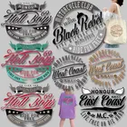 Бейдж для мотоцикла honor, Виниловая наклейка для одежды, термотрансферные стирающиеся простые в использовании прочные и не выцветающие наклейки