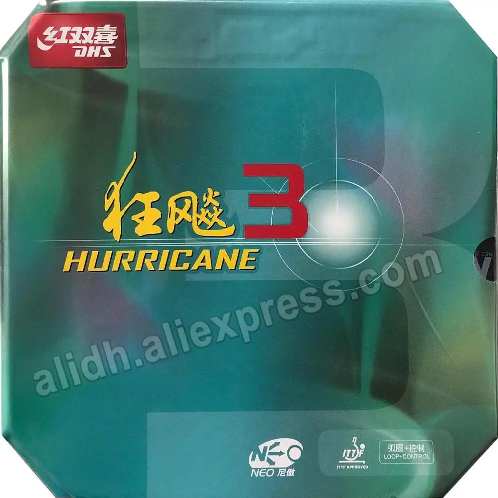 DHS NEO Hurricane 3 hurricanane3 Pips In PingPong Rubber с оранжевой губкой|pingpong rubber|neo hurricane 3hurricane neo |