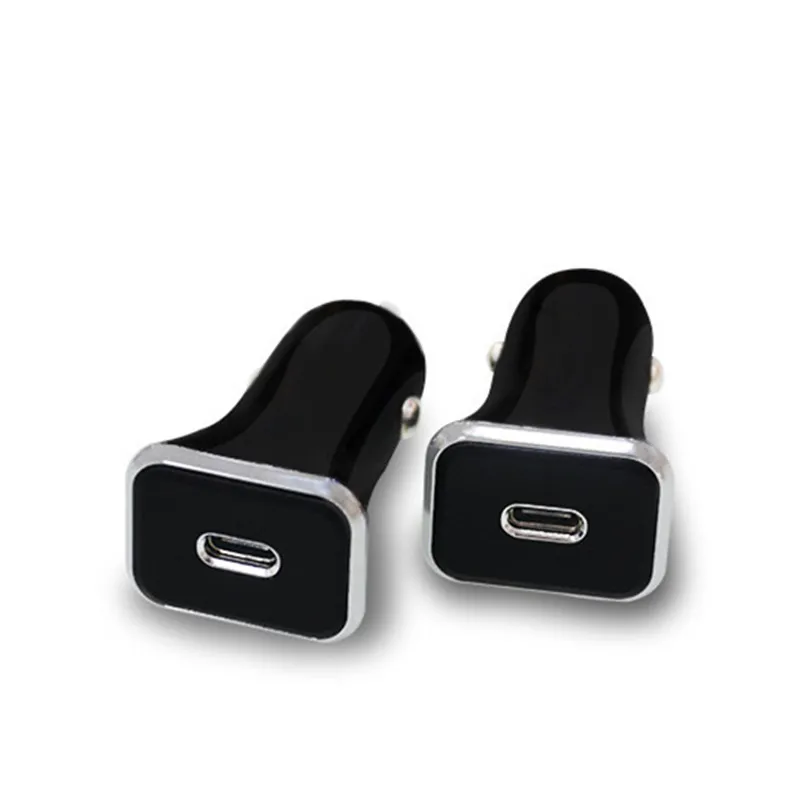 Автомобильное зарядное устройство PD Quick ChargingType C для зарядки автомобиля iPhone 11 X Xs 8
