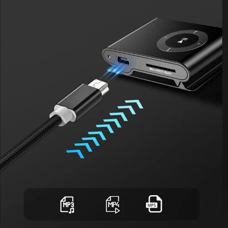 Mini USB Cable Mini USB to USB Fast Data Charger Cable for MP3 MP4 Player Car DVR GPS Digital Camera HDD PS3 5Pin USB
