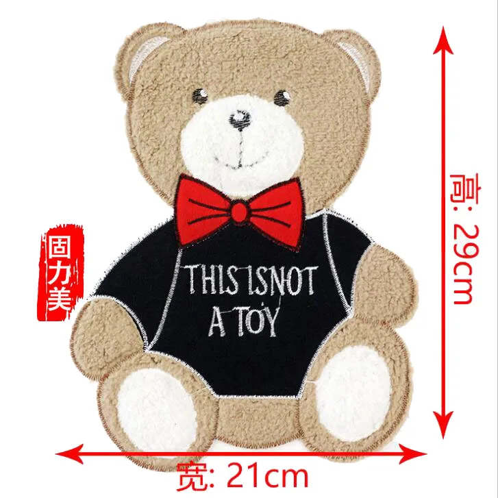 1 шт. полотенце с вышивкой в виде мультяшных животных панды собаки медведя