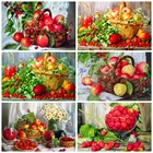 HUACAN 5D DIY Алмазная вышивка фрукты цветы горный хрусталь картина мозаика Живопись Полное квадратное сверло