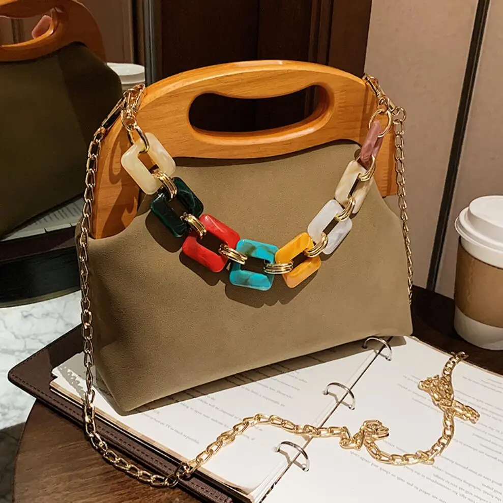 

Woman Vintage Small Tote Bag 2022 Winter High-quality Matte PU Leather Shopping Women Handbag Lady Chain Shoulder Messenger Bags