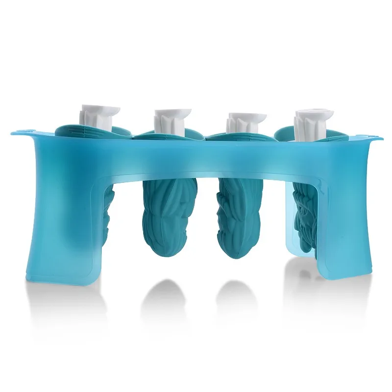 

Creative Skull Savage Ice Cream Mold Diy Exquisite Popsicle Silicone Mold Practical Zombie Shape Hand-held Popsicle Maker