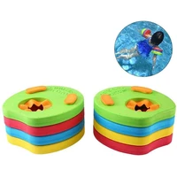 4 pcs kids arm float discs eva swim float colorful discs armbands floating sleeves buoyancy circles rings swimming ring for kids