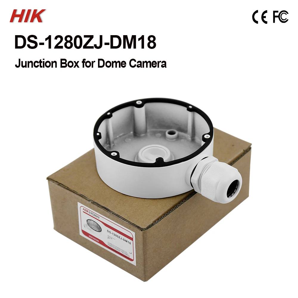 DS-1280ZJ-DM18 Hikvision распределительная коробка для купольной камеры DS-2CD2142FWD-I кронштейн для камеры системы видеонаблюдения корпус CCTV аксессуары подарок