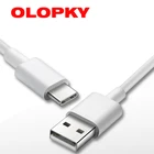 USB-кабель типа C, 1 м, зарядка для Samsung, Huawei, Xiaomi Oneplus, USB C зарядка, Реверсивный кабель 3A