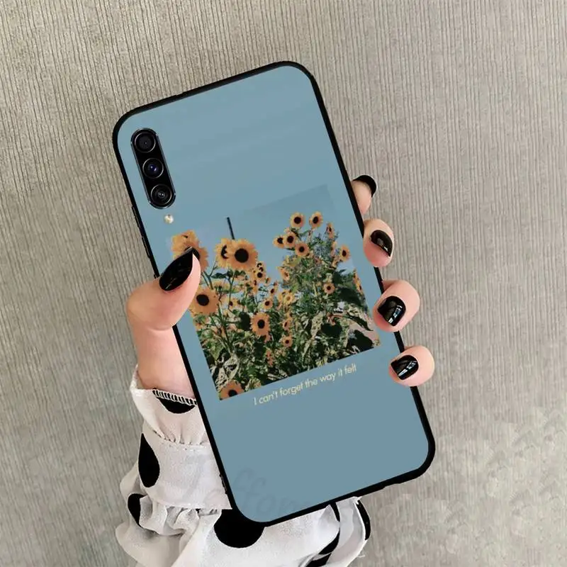 

Great art prints Sunflower Rose Phone Case For Samsung M10 20 30 A 40 50 70 71 6S A2 A6 A9 2018 J7 CORE PLUS STAR S10 5G C8